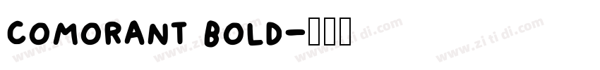 comorant bold字体转换